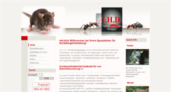 Desktop Screenshot of ihd-service.de