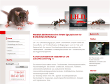 Tablet Screenshot of ihd-service.de